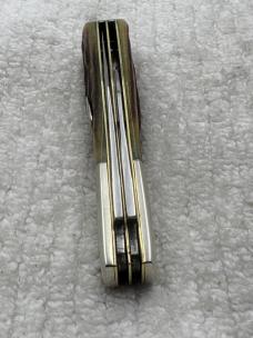 Kabar Olean NY USA 1984 Dogs Head Bar Lo 2 Blade Stag 42/100 (119)