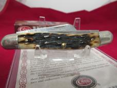 Case Collector Club Peach seed Burnt Dark Bone Stockman Pattern # 6318 SS