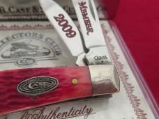Case Collector Club Rogers Jigged Dark Red Bone Texas Jack Pattern # 62032 SS