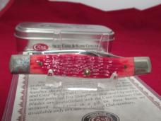 Case Collector Club Rogers Jigged Dark Red Bone Texas Jack Pattern # 62032 SS