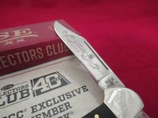 Case Collector Club Smooth Ebony Wood Copperlock Pattern # 71549L SS