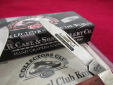 Case Collector Club Barnboard Chestnut Bone Mini Moose Pattern # 62032 SS