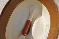 Stetson Hat Size 6 7/8 Open Road Silk Ribbon Used! 23/4 Brim Shantung Paper Straw Original Band