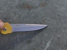 Dalton Switch Blade Gold Aluminum Handle Mint I Every Respect Button Release