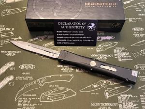 NIB Microtech Nemesis IV Marfione Select Stonewash Double Edge OTF