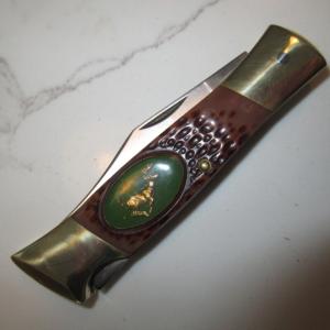 Camillus American Wildlife Deer Emblem Folding Pocket Knife