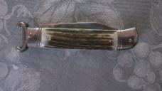  8" Italian G.O.M. Stag Shell Puller lever lock 
