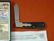 Beaver Falls Cutlery Linear Cut Ebony Barn Door Hinge Jack Knife NIT Cooper Cut. 1 of 25 USA BDH-LCE