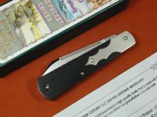Beaver Falls Cutlery Linear Cut Ebony Barn Door Hinge Jack Knife NIT Cooper Cut. 1 of 25 USA BDH-LCE