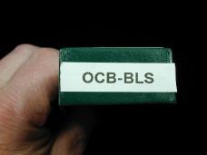 Dollar Knife Co. Smooth Orange Camel Bone with Black Shield Jack Knife by Cooper Cutlery USA OCB-BLS