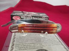 Case Collector Club  Second Cut Jigged Chestnut Bone Russlock Pattern # 61953 1/2 L SS