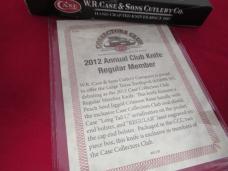 Case Collector Club Large Peach Seed Crimson Bone Texas Toothpick Pattern # 610098 SS