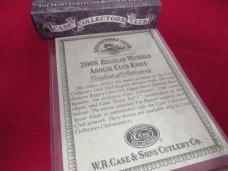 Case Collector Club Rogers Corn Cob Jigged Burnt Oatmeal Bone Canoe Pattern # 62131 SS