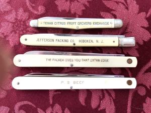 Four used Melon Testers Schrade, Colonial and German PRICE REDUCED