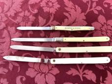 Four used Melon Testers Schrade, Colonial and German PRICE REDUCED