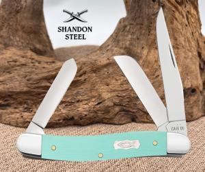 Case xx Knives USA Stockman Seafoam Green G-10 18111 Stainless Pocket Knife
