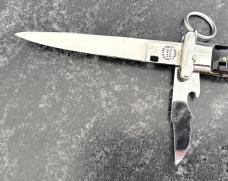 Cartailler D & Co Switchblade Knife, Camper Ring Pull Model, France, Unused