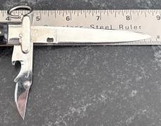 Cartailler D & Co Switchblade Knife, Camper Ring Pull Model, France, Unused