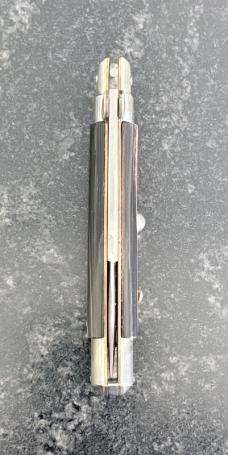 20cm S.M.CO. Picklock Switchblade Knife, Great Horn Scales, Italy, Unused