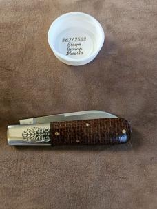 Gec 86 Brown Burlap Micarta 