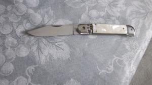 New 8" Italian G.O.M. Pearl lever lock 