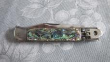 New 8" Italian G.O.M. Abalone lever lock 