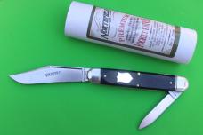 Great Eastern Cutlery Northfield 981226 "Texas Stogie" Blue Sawcut Richlite - Satin
