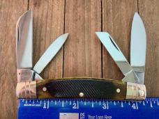 Russell Green River by Boker Congress Antique Green Sawcut Bone