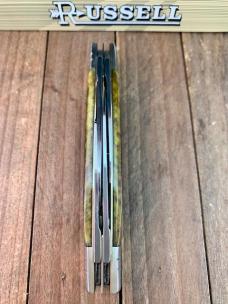 Russell Green River by Boker Congress Antique Green Sawcut Bone