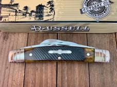 Russell Green River by Boker Congress Antique Green Sawcut Bone