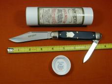 Great Eastern Cutlery GEC Northfield Blue Sawcut Richlite Texas Stogie Knife NIT 981226 USA