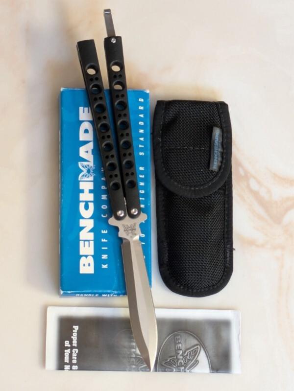 Mint Rare Benchmade 46BLK Balisong Mint Rare Benchmade 46BLK Balisong