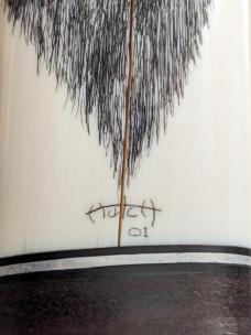Randall Model 27 Ivory scrimshaw by Hutch, Lion!