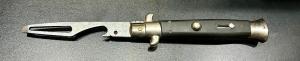 Italian Swivel-Bolster Stiletto with Multi-Tool quotBladequot Implement