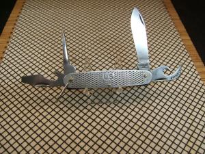 CAMILLUS US MILITARY VINTAGE 1988 SURVIVAL KNIFE & MULTI-TOOL FOLDING POCKET KNIFE WITH KEY RING