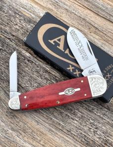 CASE XX ** 2000 LIMITED EDITION MINT SET SMOOTH RED BONE SLEEVEBOARD