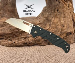Demko 20.5 AUS10A Grey Grivory Shark 09659 Shark Lock Folding Pocket Knife