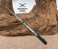 Demko 20.5 AUS10A Grey Grivory Shark 09659 Shark Lock Folding Pocket Knife