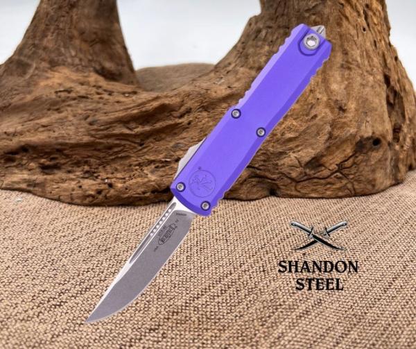 Microtech UTX-85 GEN IV S/E STONEWASH STANDARD PURPLE (12314-10PU) Microtech UTX-85 GEN IV S/E STONEWASH STANDARD PURPLE (12314-10PU)