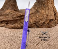 Microtech UTX-85 GEN IV S/E STONEWASH STANDARD PURPLE (12314-10PU)