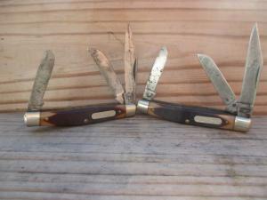 Two Schrade USA Model 34 Old Timers (used)
