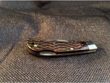 CASE XX 61051 LSSP 2 DOT JIGGED PAKWOOD SCALED LOCK BACK