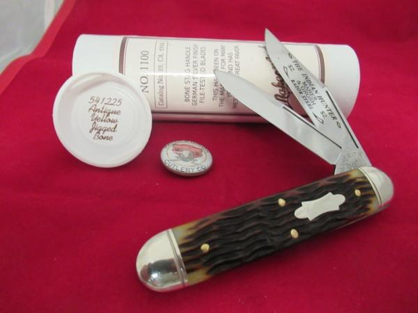 Maher & Grosh By GEC Jumbo Stockman Antique Yellow Bone Handles Pattern # 541225 Maher & Grosh By GEC Jumbo Stockman Antique Yellow Bone Handles Pattern # 541225