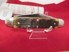 Maher & Grosh By GEC  Jumbo Stockman Antique Yellow Bone Handles Pattern # 541225