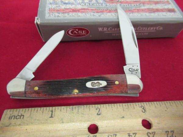Case XX 2016 Crimson Bone Mini Copperhead Pattern # 62109W SS Case XX 2016 Crimson Bone Mini Copperhead Pattern # 62109W SS
