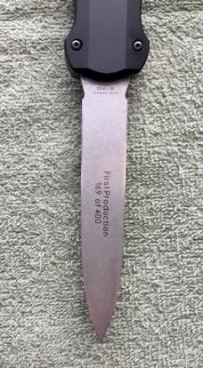 BBenchmade 3321BK Pagan Auto Knife First Production Run 106 of 700 Mint in Box