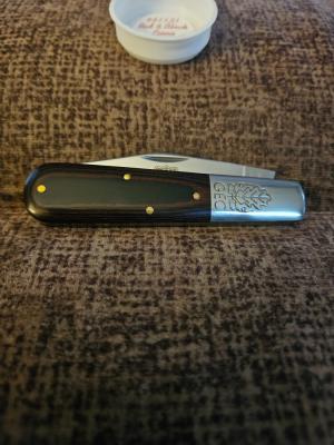 Gec 86 Red and Black Linen Micarta 