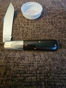 Gec 86 Red and Black Linen Micarta 