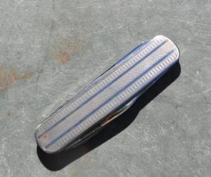 Weyersberg Solingen Germany 3quot Closed Stainless Engine Turned 3 Blades Mint Loud Snap On All Blades