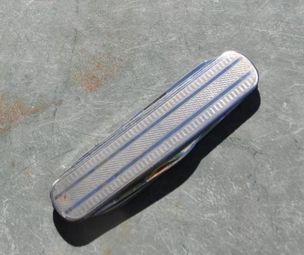 Weyersberg Solingen Germany 3" Closed Stainless Engine Turned 3 Blades Mint Loud Snap On All Blades